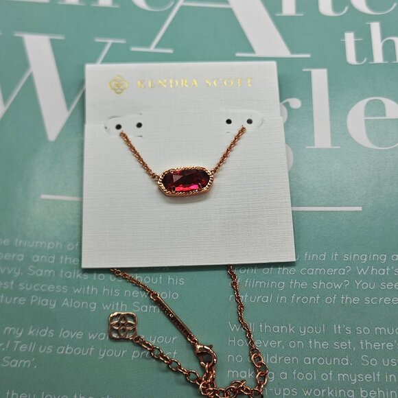 Kendra Scott rose Gold Necklace - Picture 1 of 4